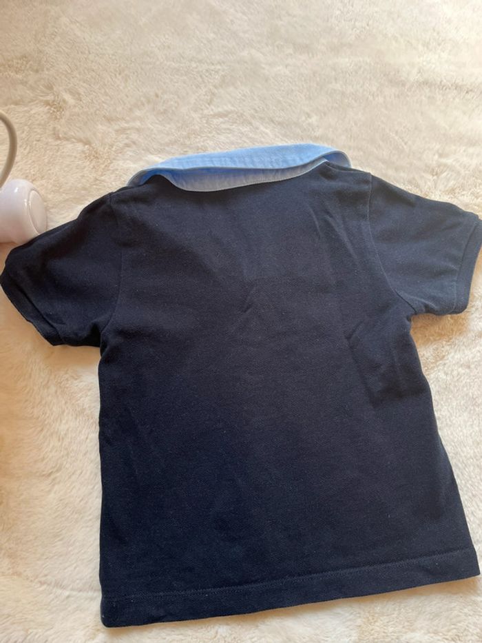 Polo marine col Oxford Jacadi - 3 ans (36 mois) - photo numéro 4