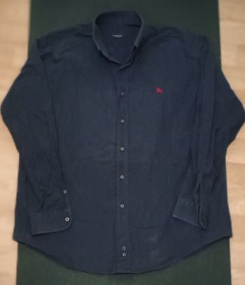 Chemise Homme Burberry Taille M Bleu Marine