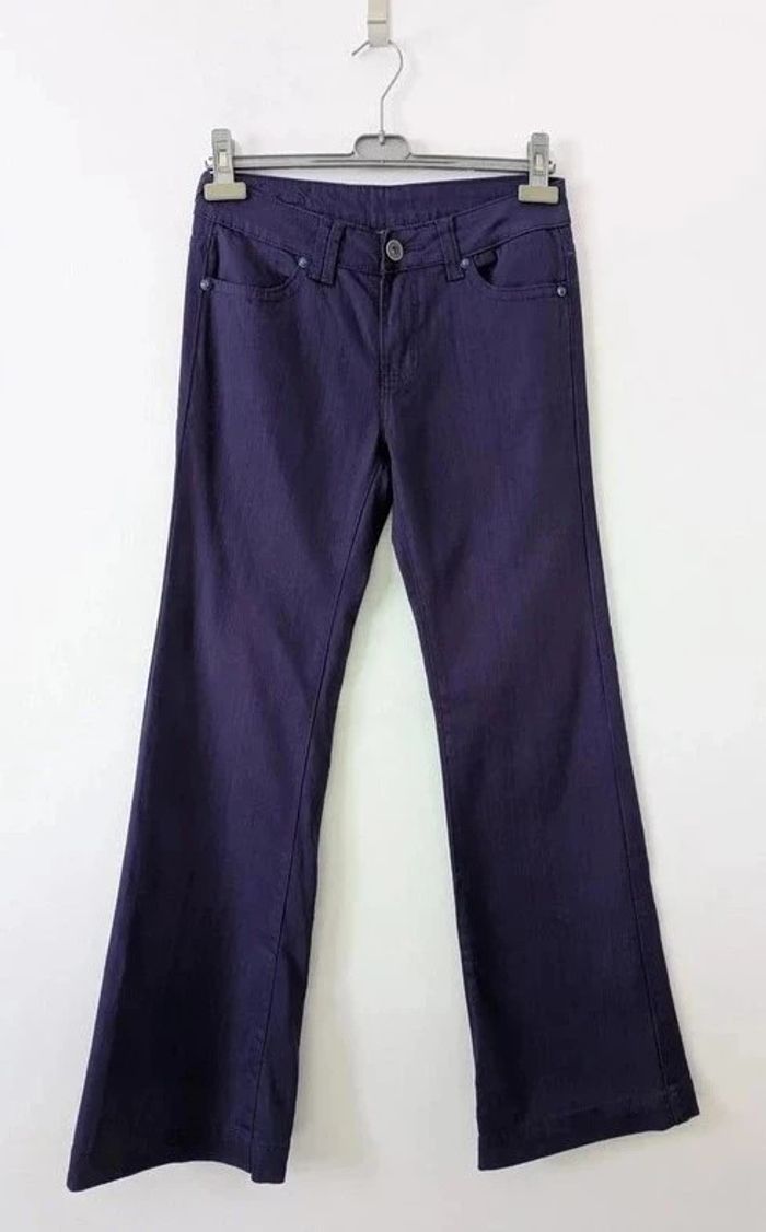 Jean évasé viloet - Reals Jeans - taille M - photo numéro 2