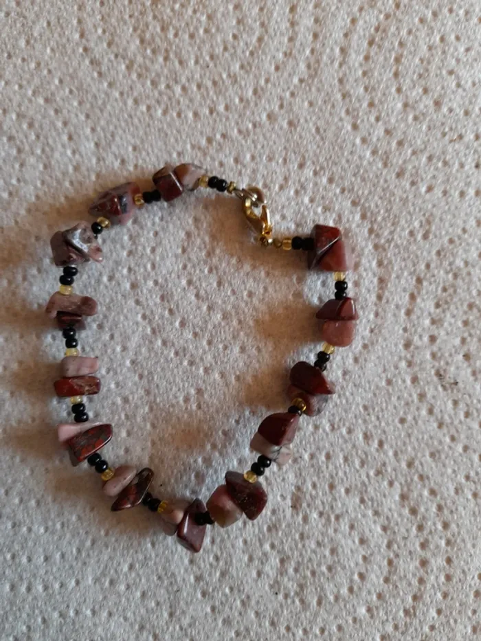 Bracelets lots 2 avec perles et fermoires - photo numéro 3