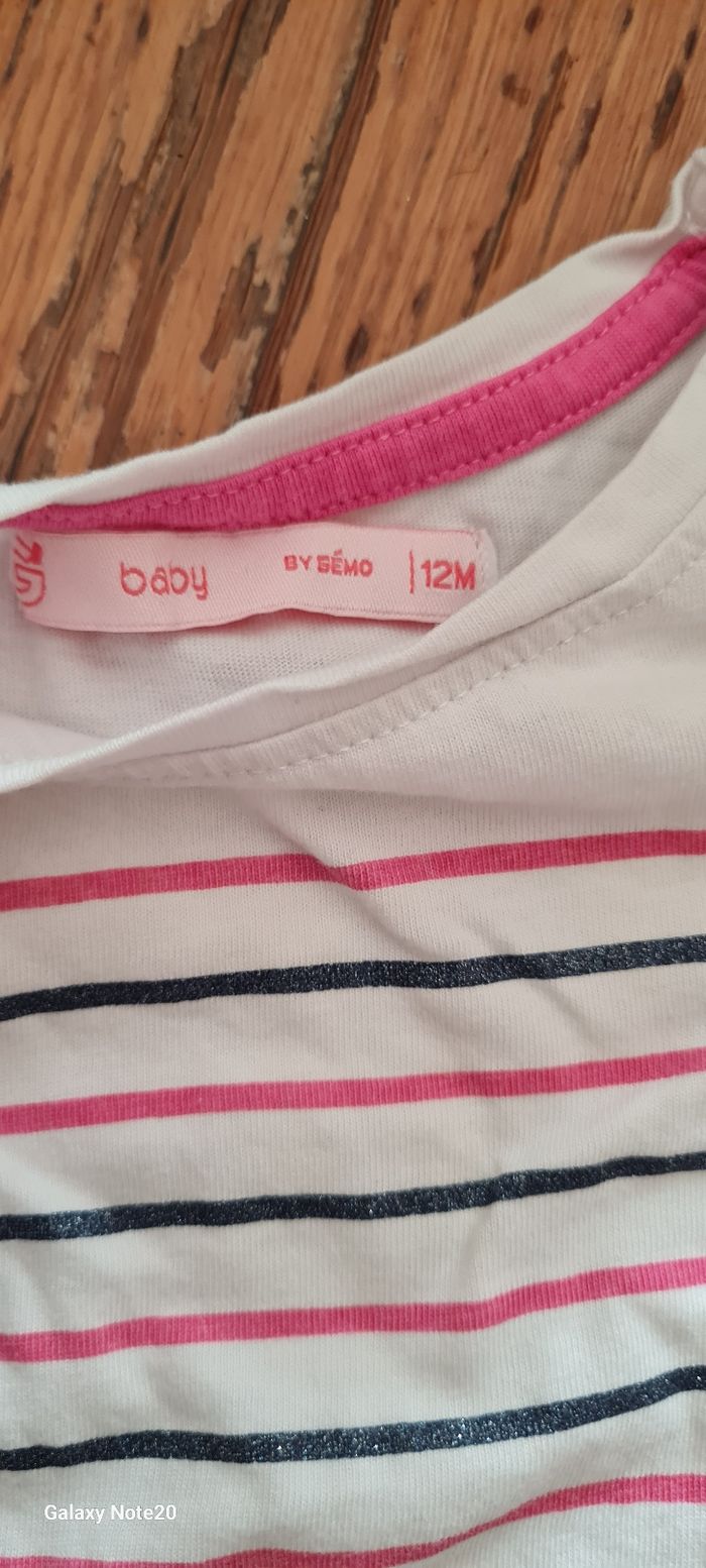 Tee shirt manches longues - Gémo Baby - 12 mois - photo numéro 3