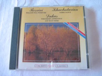 CD Rossini, Khachaturian et Dukas