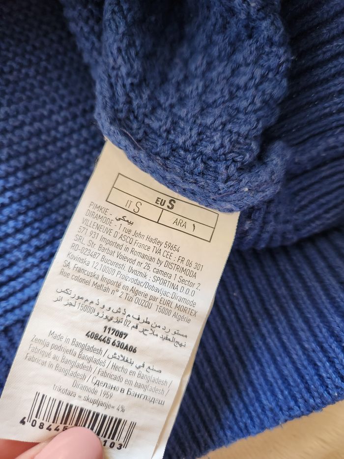 Pull court bleu électrique Pimkie – Taille S – Bon état - photo numéro 6