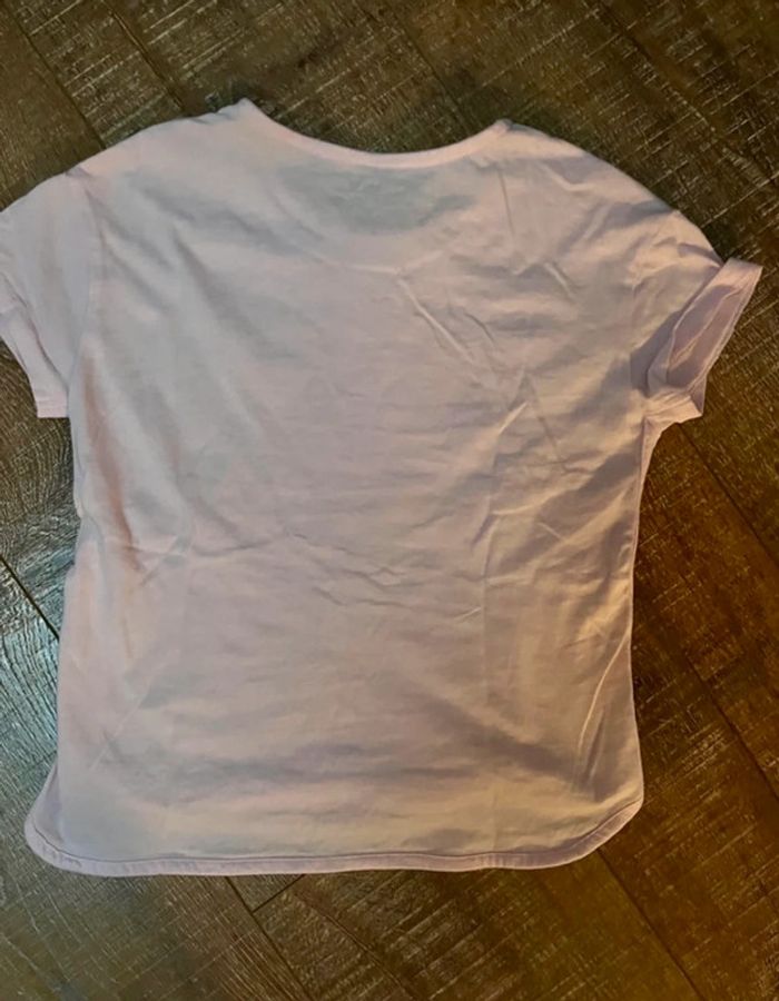 T-shirt manches courtes Beach Kiabi - Rose crème - Taille 8 ans - Neuf - photo numéro 3