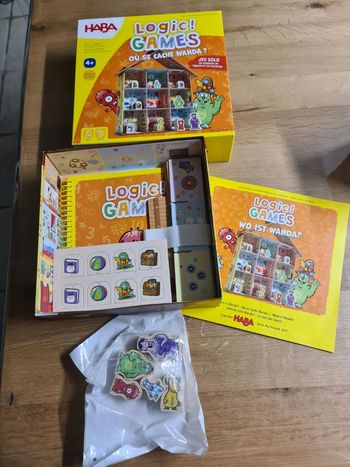 Jeu Logics Games Ou Se Cache Wanda ? Des éditions Haba,