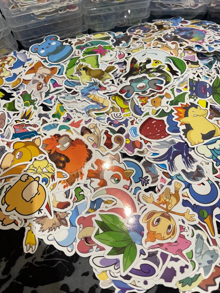 Énorme lot de stickers Pokémon - photo numéro 5