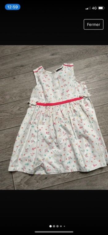 Robe in extenso 18 mois fleurs