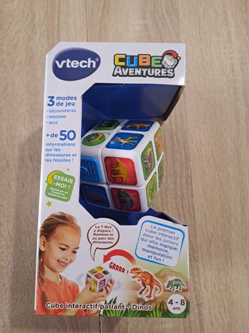 Cube aventures dinos vtech neuf