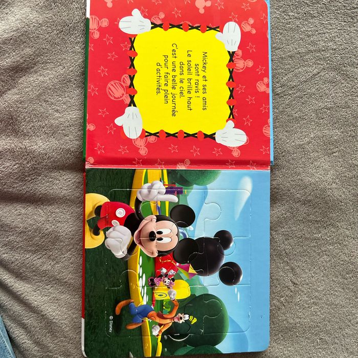 Livre puzzle Mickey bon état - photo numéro 3