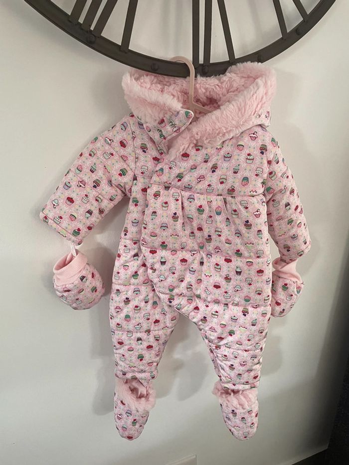 Combi pilote bébé Kenzo 3 mois rose