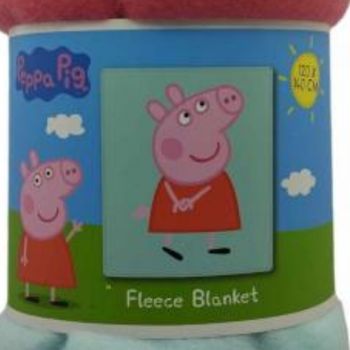 PEPPA PIG - Plaid Polaire 100% Polyester - 120x140cm
