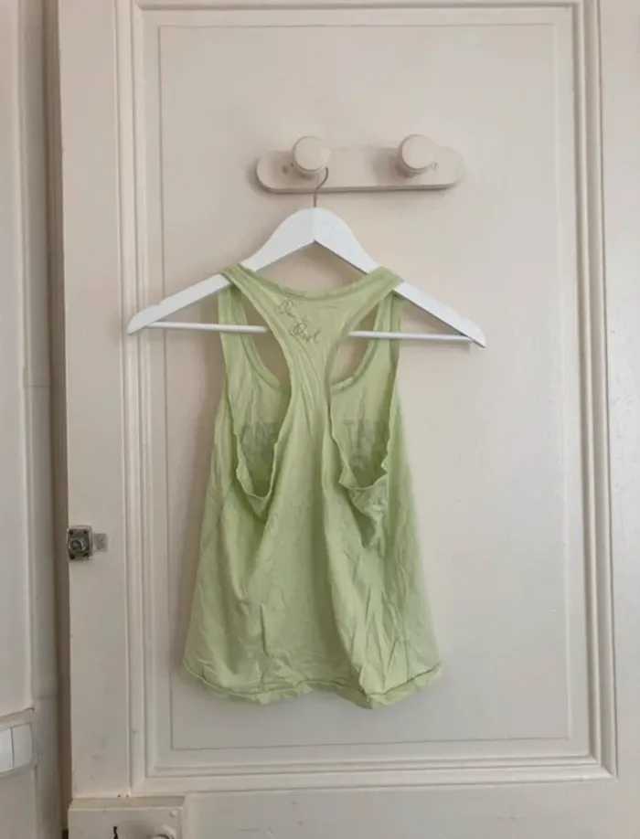 🌿 Débardeur RWD vert clair Y2K – Taille M - photo numéro 3