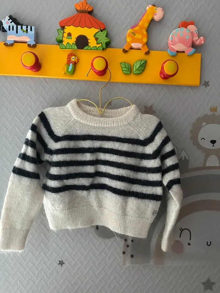 Pull mohair et coton enfant fille | Petit Bateau TN