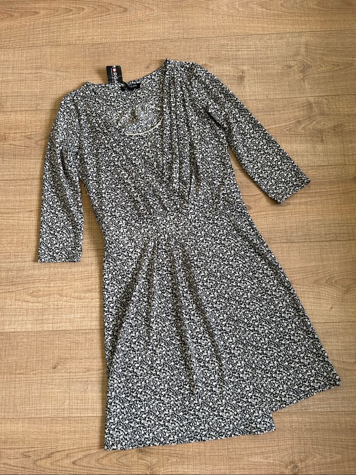 Robe imprimée neuve à manches courtes Morgan taille S - photo numéro 7