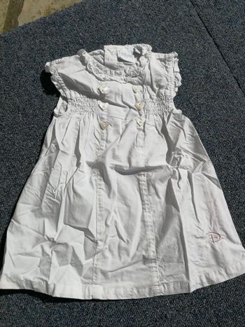 Robe blanche 6M disney