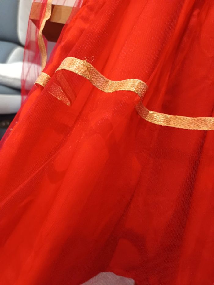 Tenue lenga enfants rouge 6/8 ans - photo numéro 4