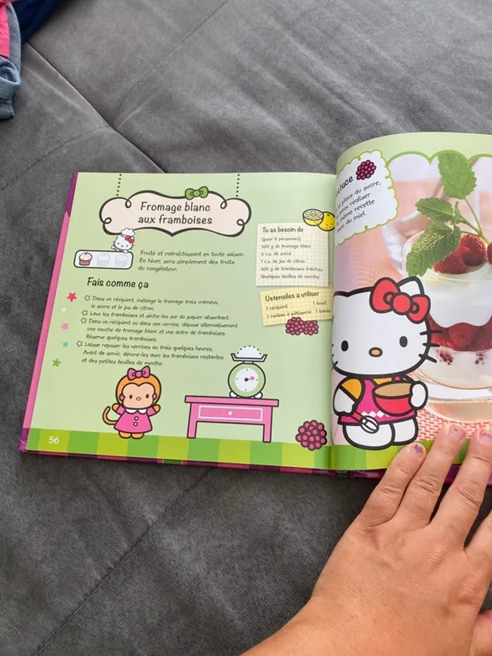 Livre hello kitty surprises-parties sucrées recettes enfants - photo numéro 3