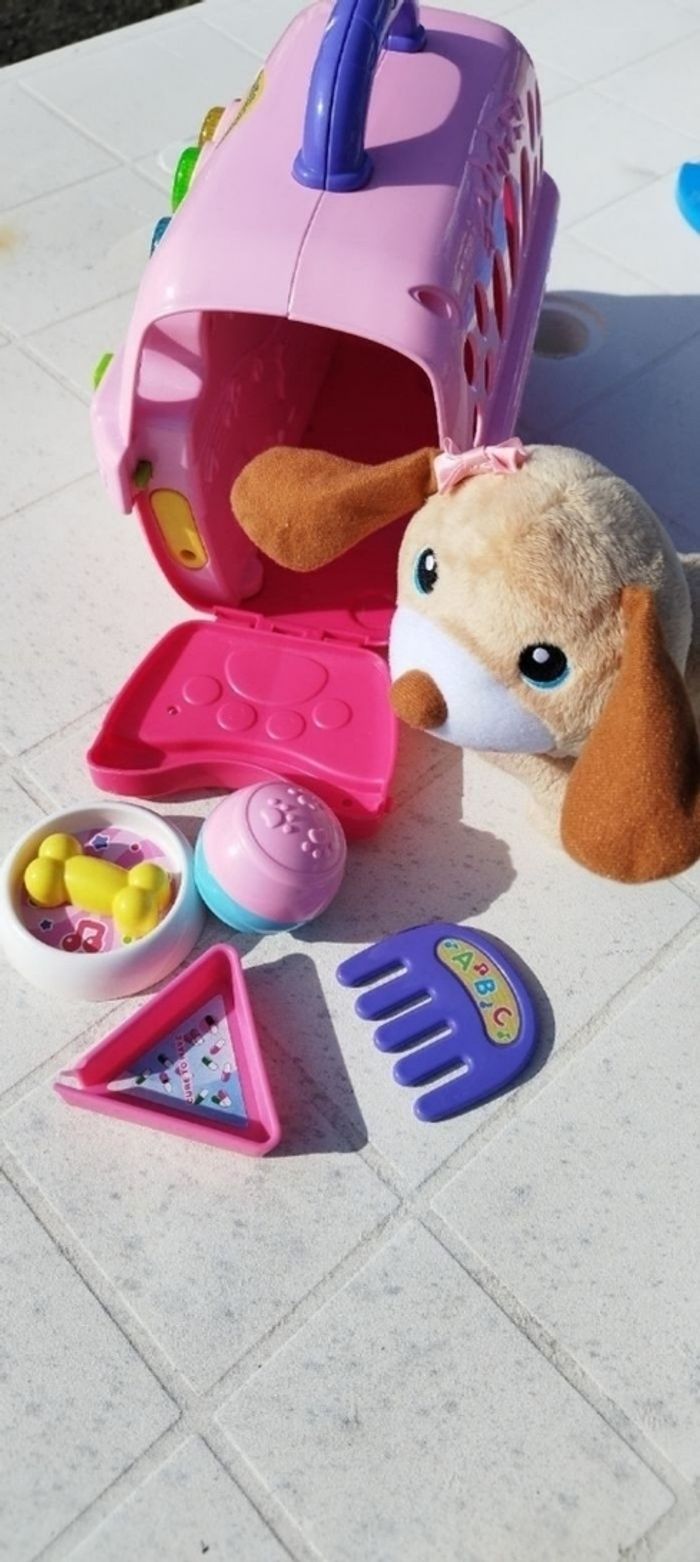 Peluche chien interactif