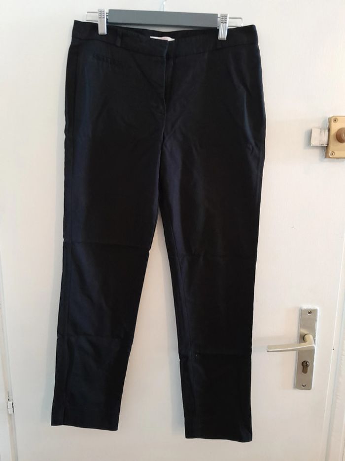 Pantalon femme Taille 38, couleur noir, Marque Camaieu, extensible