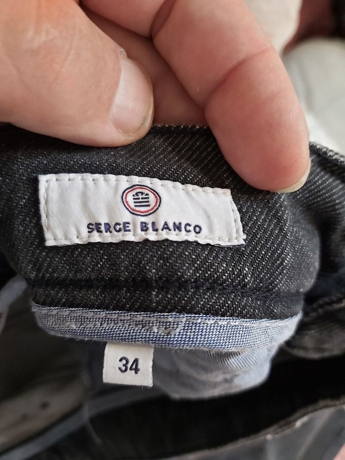 Jean de marque Serge blanc taille 44 - photo numéro 3