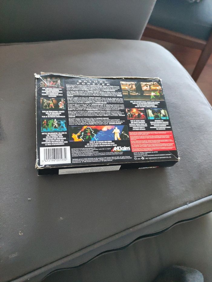Batman forever super nintendo en boite - photo numéro 5