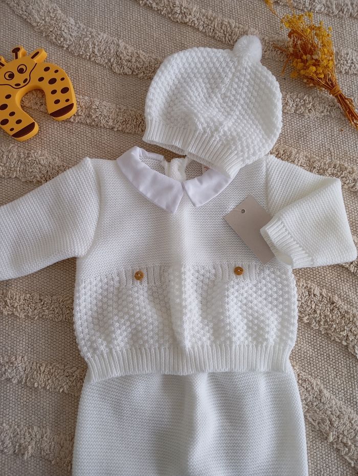 Ensemble bébé blanc - photo numéro 2