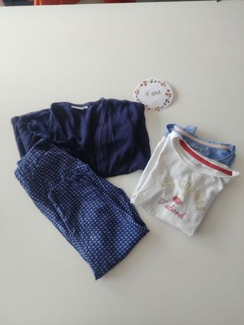 Lot de vêtements demi-saison et été fille 4 ans okaidi, Vertbaudet et name it