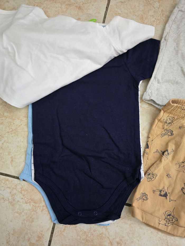 Lot bodys Manches courtes et shorts 24 mois - photo numéro 5