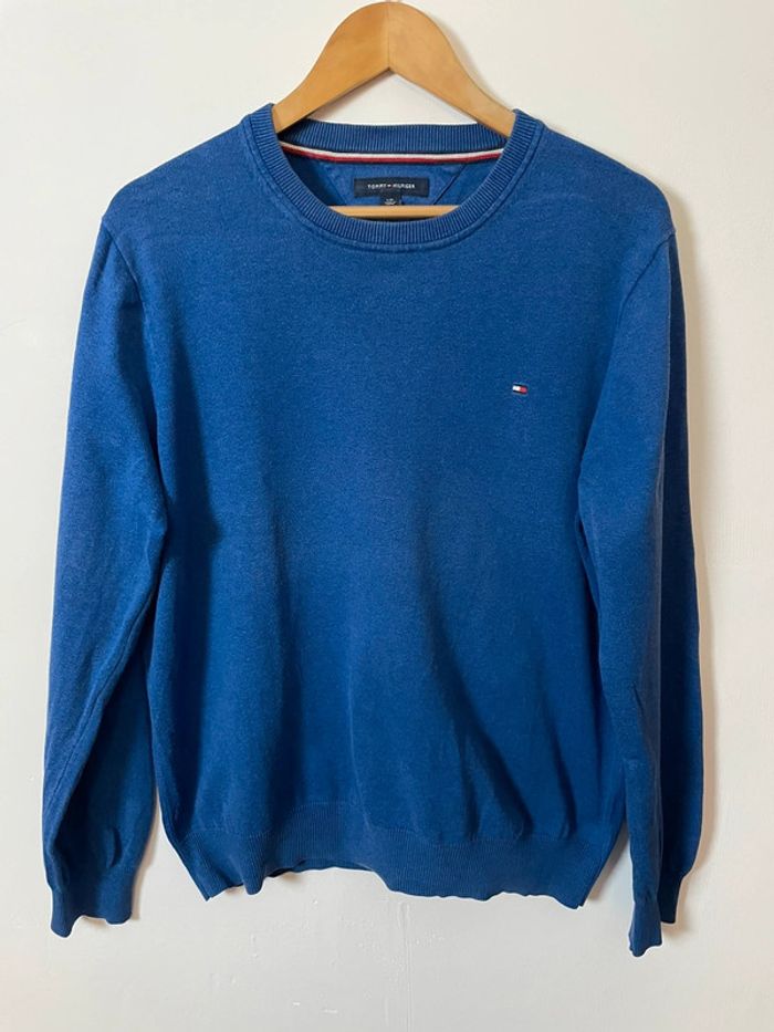 Pull Tommy Hilfiger – Homme – Taille L – Bleu