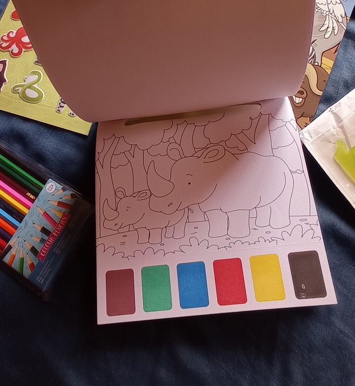 Lot activités -  les animaux de la jungle - NEUF - photo numéro 6