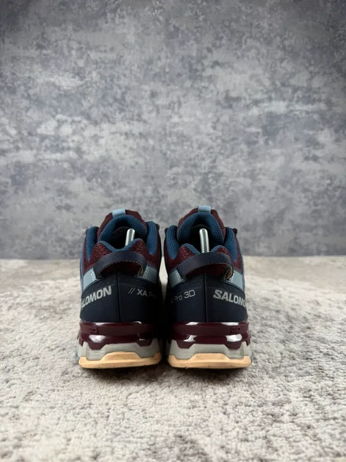 Salomon XA Pro 3D V8 - Bordeaux & Blue - photo numéro 4