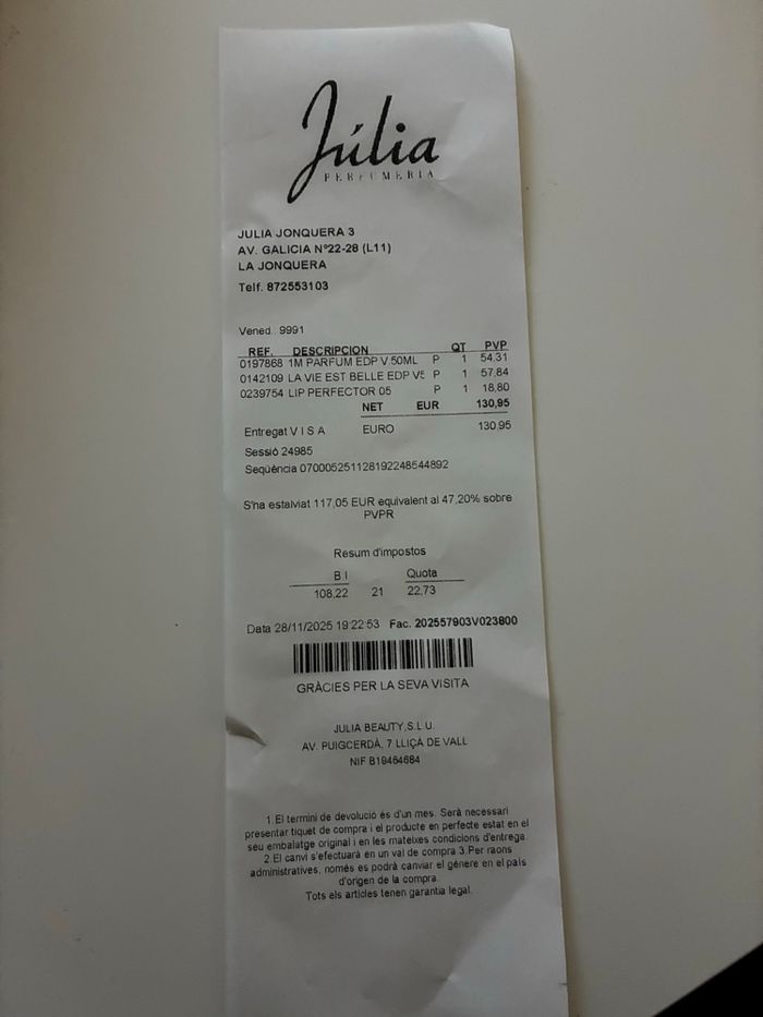 Parfum la vie et belle-50ml - photo numéro 2