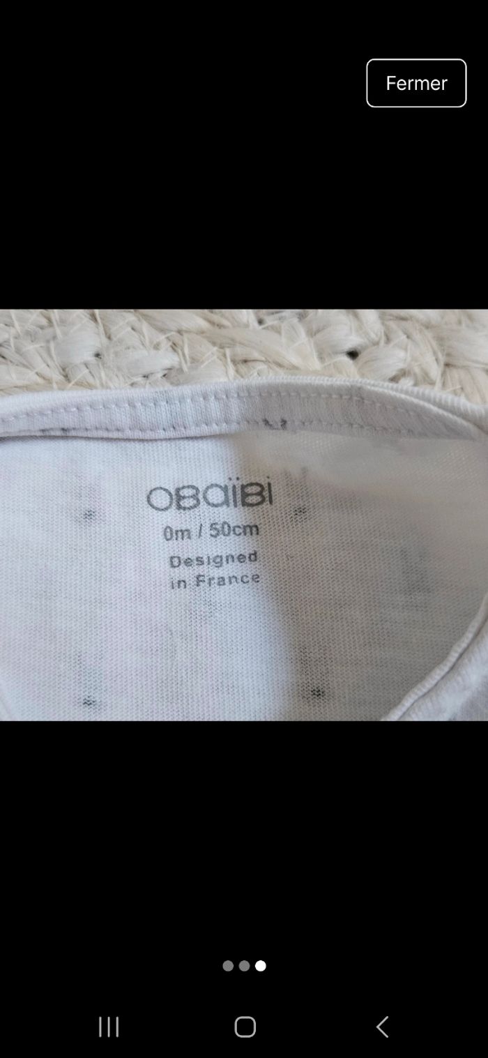 Pyjama naissance Obaibi - photo numéro 3