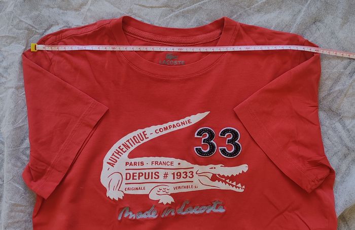 Tee shirt Lacoste Taille S - photo numéro 8