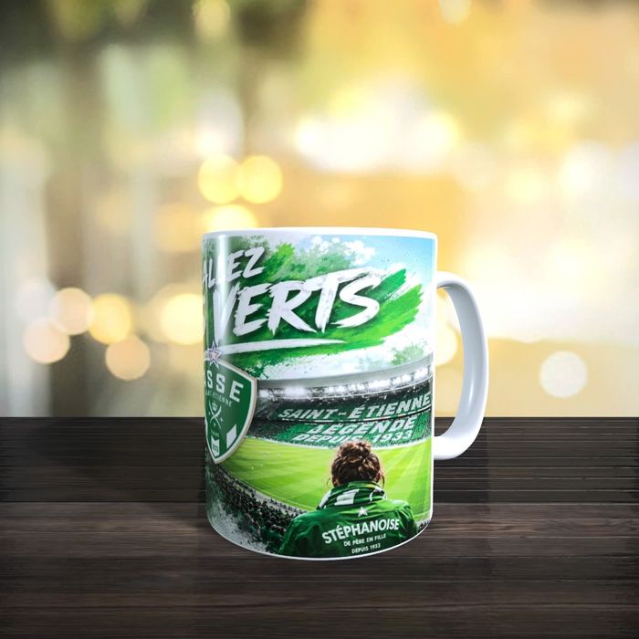 Mug St Étienne Allez les Verts - photo numéro 3