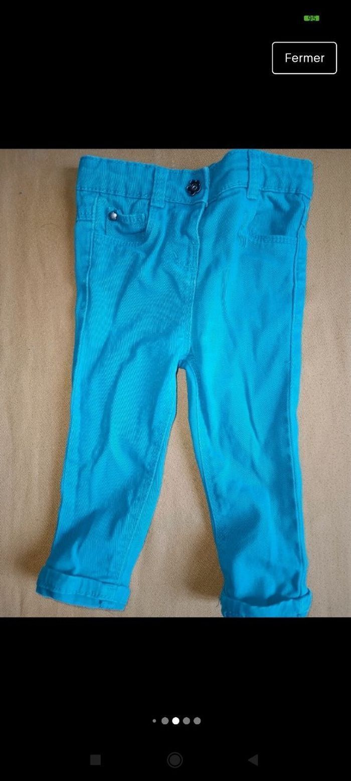 Lot pantalons fille 12 mois - photo numéro 8