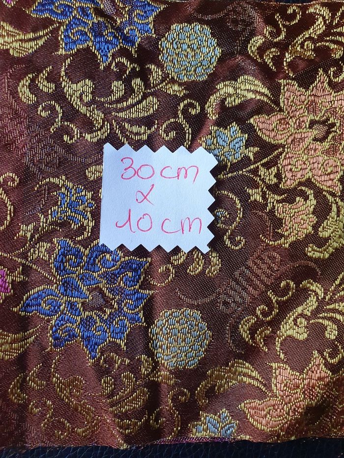 Tissu chinois 30x10cm - photo numéro 2