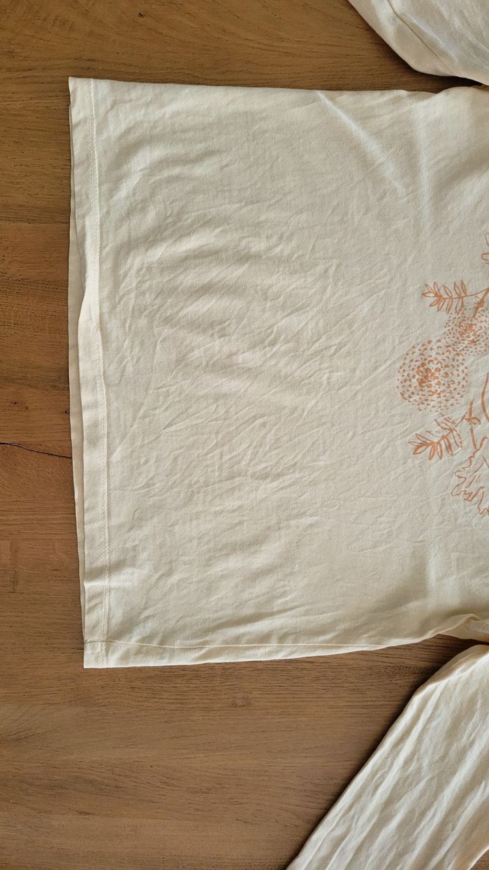 Teeshirt à manches longues jaune moutarde 9-10 ans - photo numéro 2