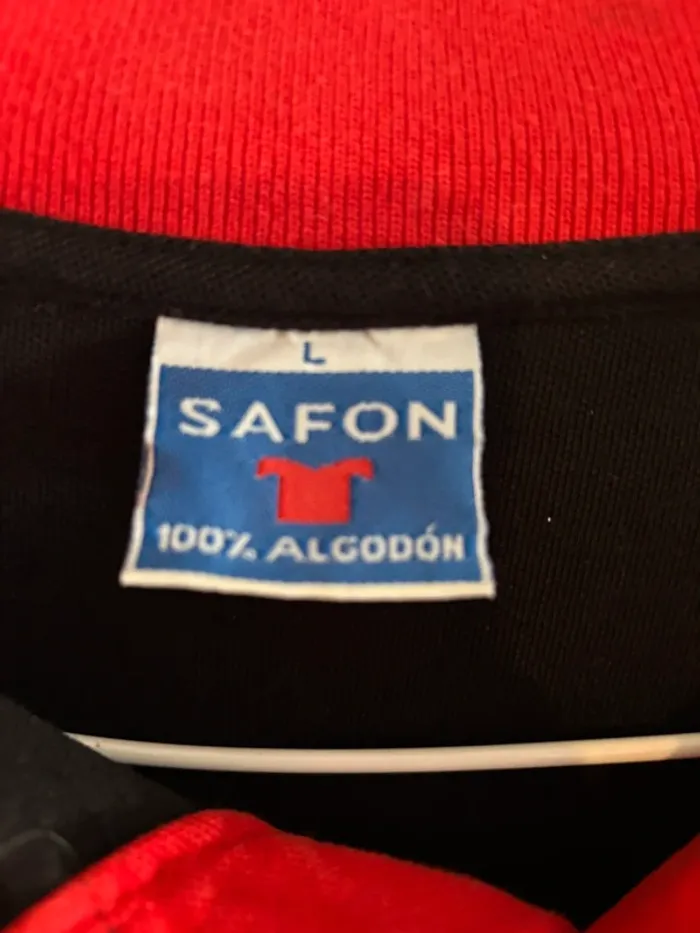 Polo homme imprimé Séville taille L - 40 très bon état - photo numéro 5