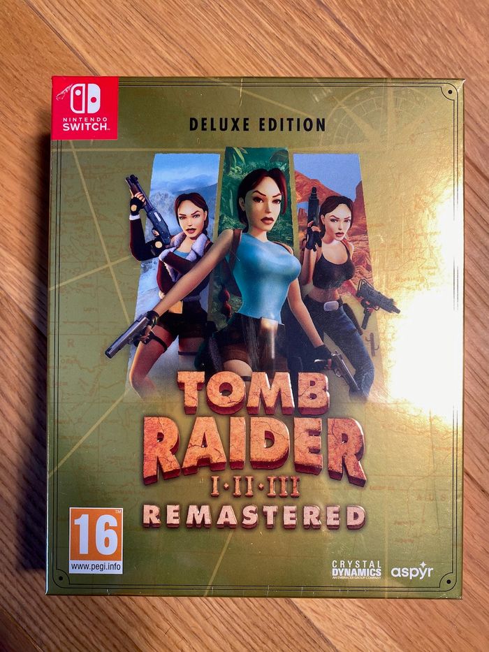 Tomb raider 1,2,3, remastered deluxe edition - Switch - coffret neuf - photo numéro 4