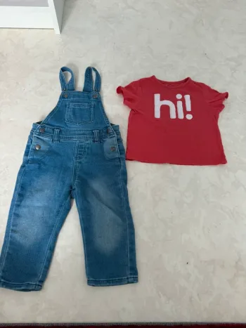 Salopette et t short