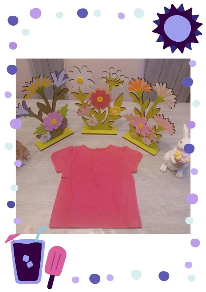 T-shirt rose 23 mois - photo numéro 3