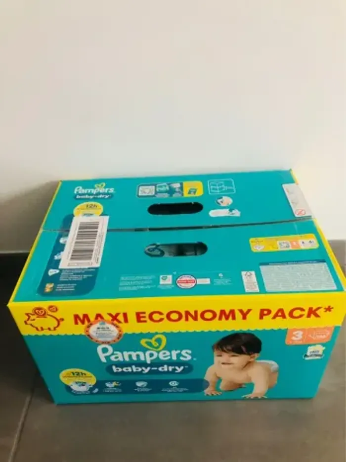 Couches Pampers babydry t3 136 couches neuf - photo numéro 3