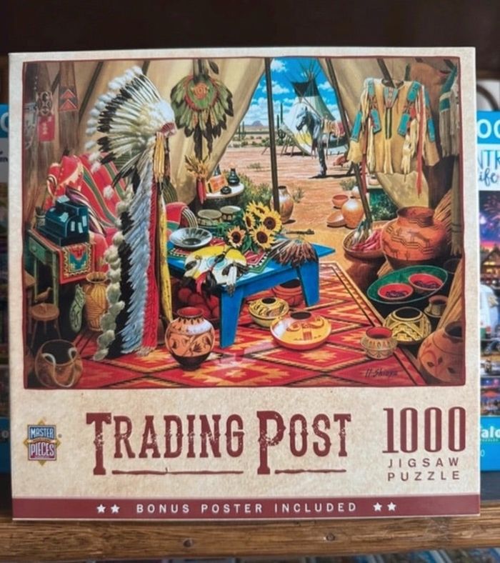 Puzzle MasterPieces 1000 pièces Trading Post