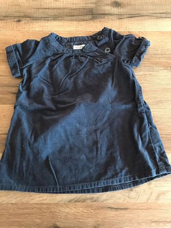 Robe velours 9 mois verbaudet