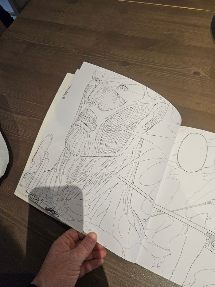 Coloriage manga l'attaque des titans - photo numéro 5