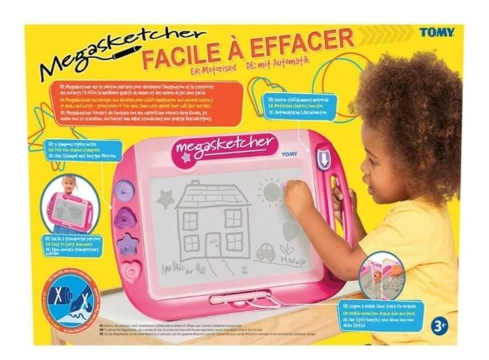 Megasketcher rose tomy neuve dans emballage d'origine fermé ardoise pour activités