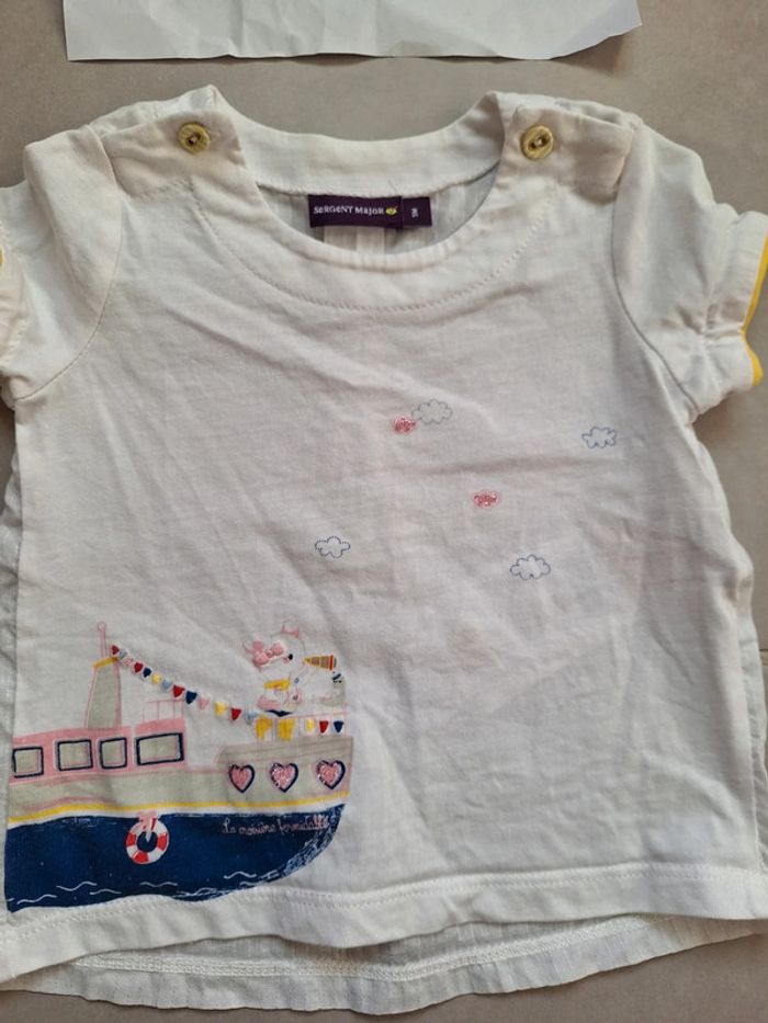 T shirt sergent major 9 mois neuf - photo numéro 3