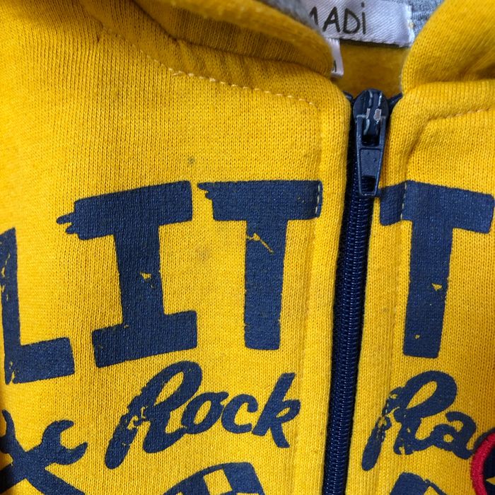 Gilet à capuche moutarde  12 mois Kimadi - photo numéro 6