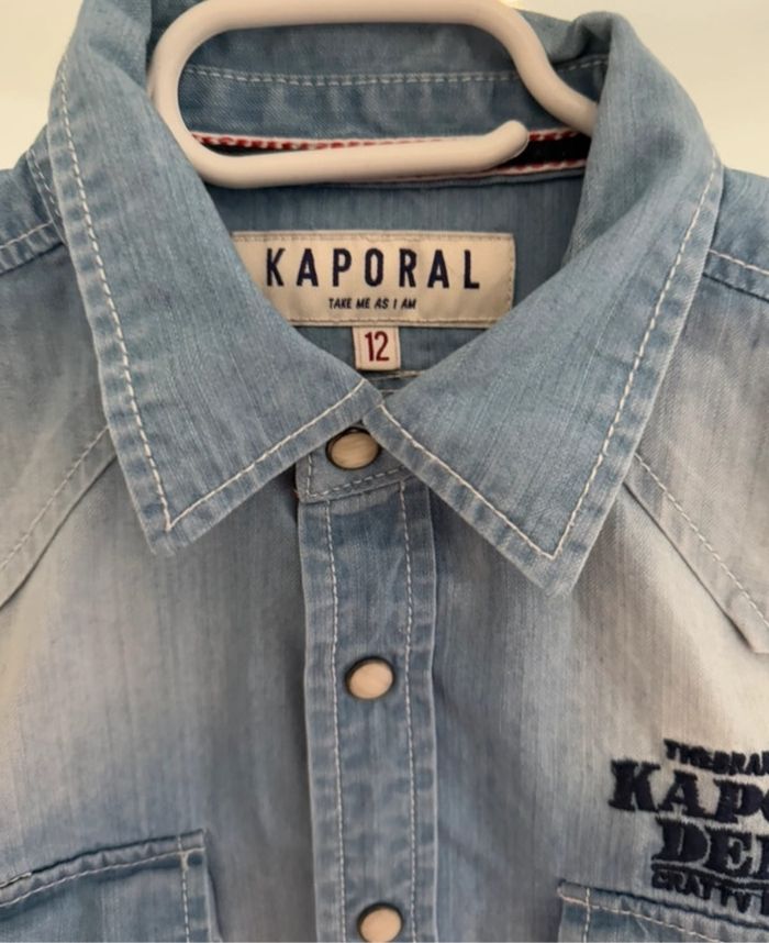 Chemise en jean Kaporal 12 ans - photo numéro 3